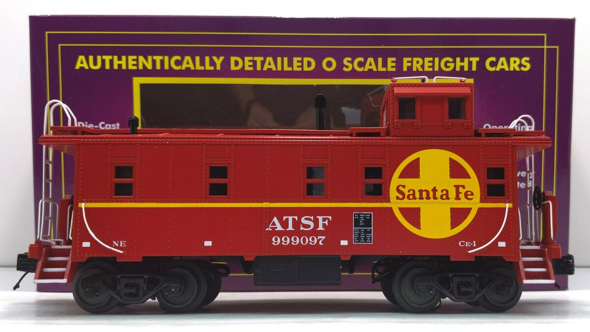 MTH 20-91371 O Gauge Santa Fe Steel Caboose #999097