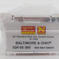 Micro-Trains 03400380 N B&O 50' Standard Double Door Boxcar w/Load #289247