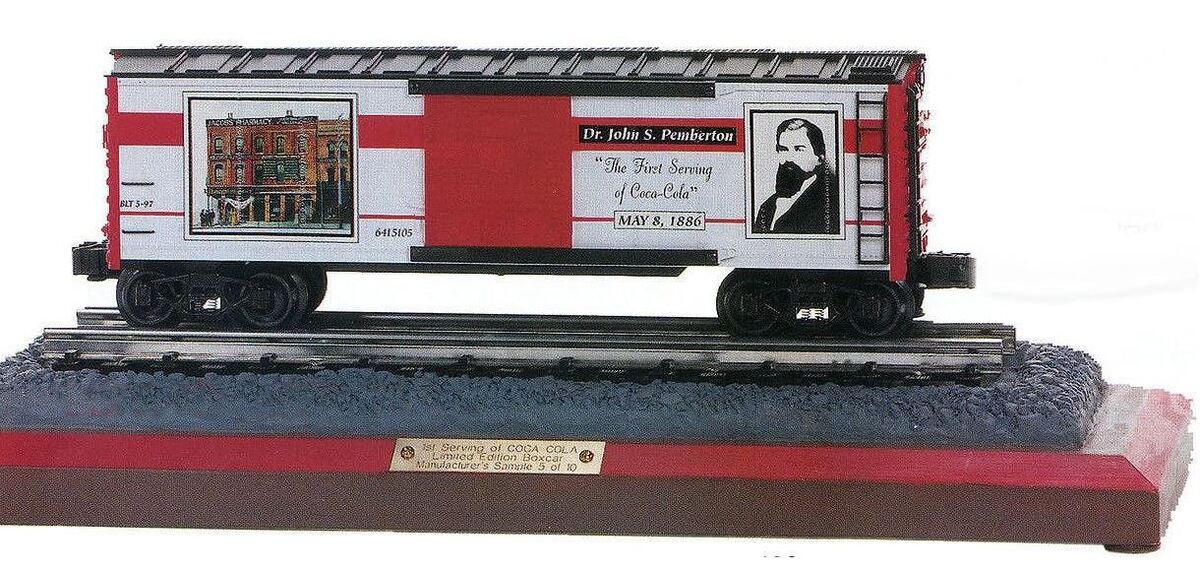 K-Line K641-5105 O Gauge 1997 Coca-Cola Boxcar w/Display Ltd.Ed. LN/Box