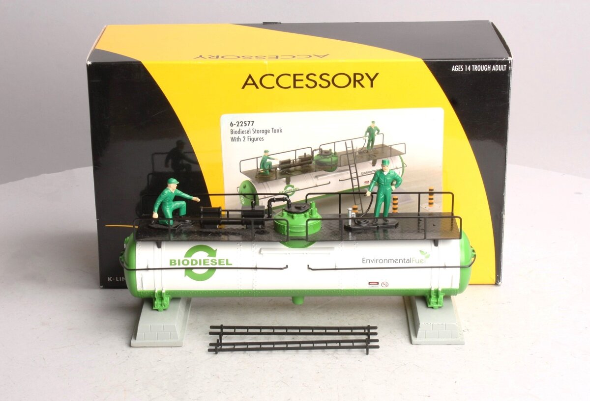 K-Line 6-22577 O Biodiesel Storage Tank with 2 Figures NIB