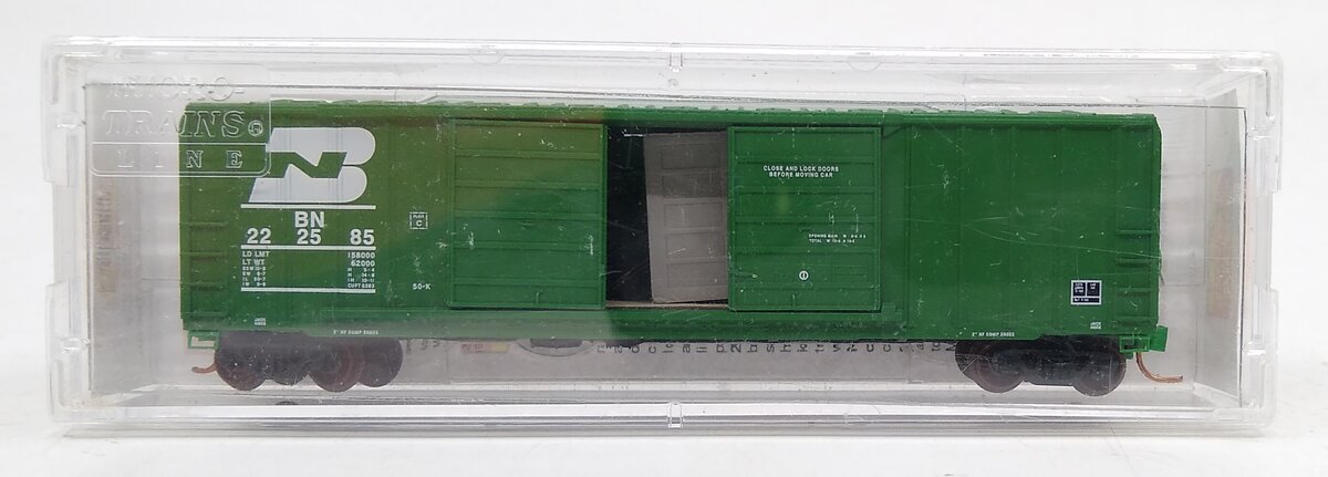 Micro-Trains 03000202 N BN 50' Double Door Rib Side Boxcar #222585