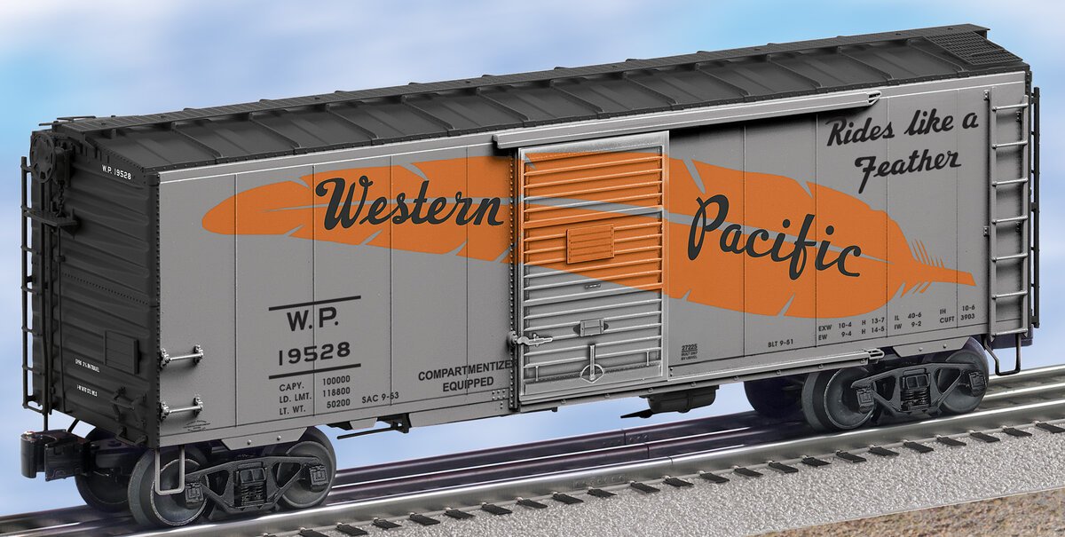 Lionel 6-27225 O Gauge Western Pacific PS-1 Boxcar #19528