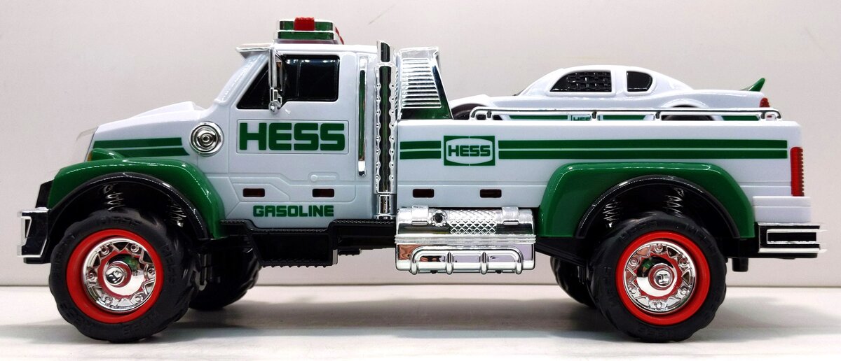 Hess 2011 Toy Truck and Race Car With Real Lights & Sound