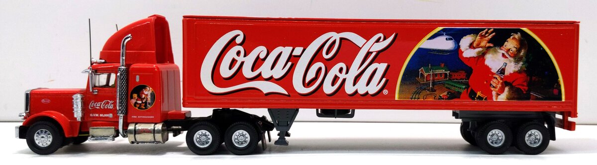 Matchbox 1:58 Die-Cast Coca-Cola Peterbilt 359 Tractor Trailer EX