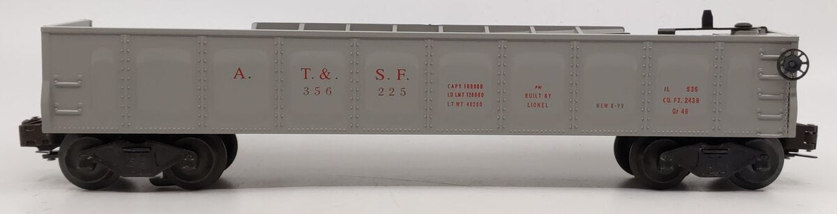 Lionel 6-19877 O AT&SF PWC Operating Barrel Ramp Car LN/Box