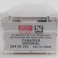 Micro-Trains 02400342 N CN 40' Standard Single Door Boxcar w/o Roofwalk #428999