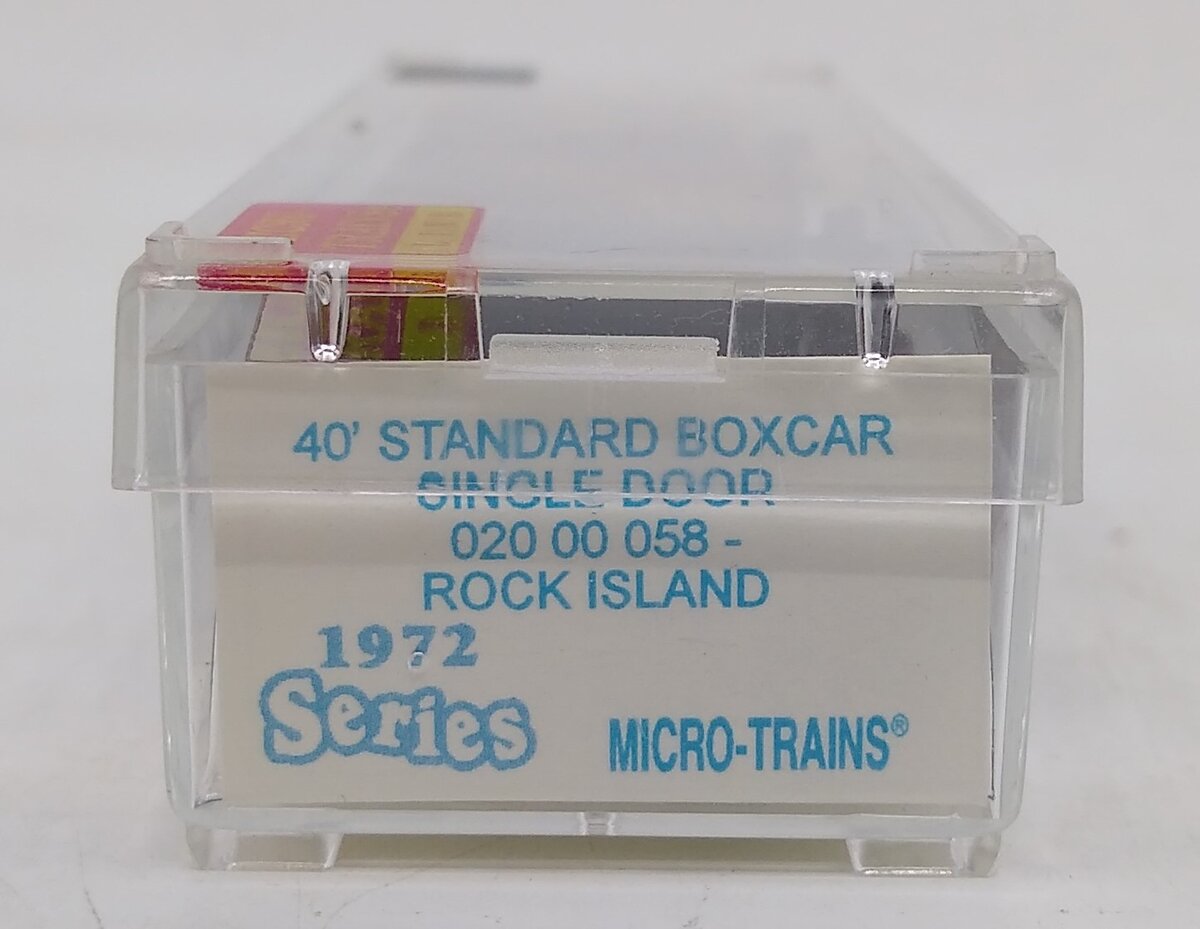 Micro-Trains 02000058 N Rock Island 40' Standard Single Door Boxcar #27472