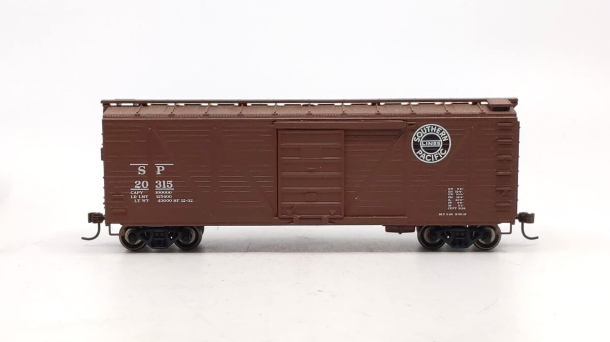 Roundhouse 85711 HO Southern Pacific 40' Outside Braced Box Car #20315