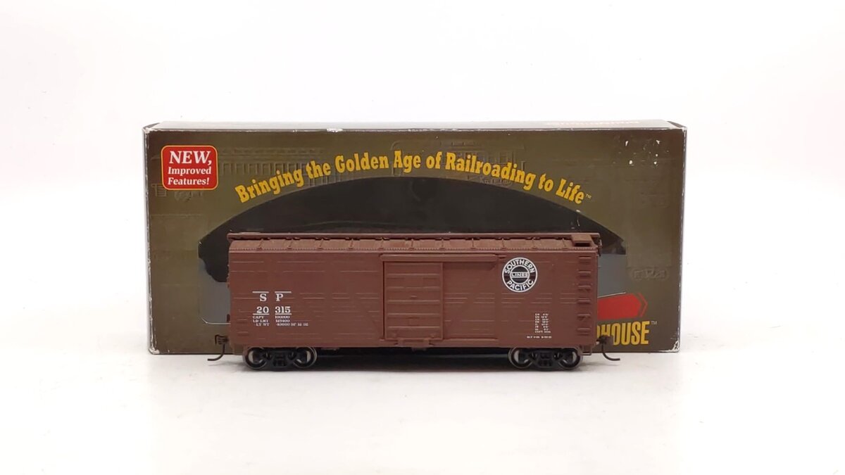 Roundhouse 85711 HO Southern Pacific 40' Outside Braced Box Car #20315