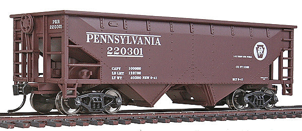 Walthers 910-6954 HO Pennsylvania Railroad 36Ft 2-Bay Hopper #220301