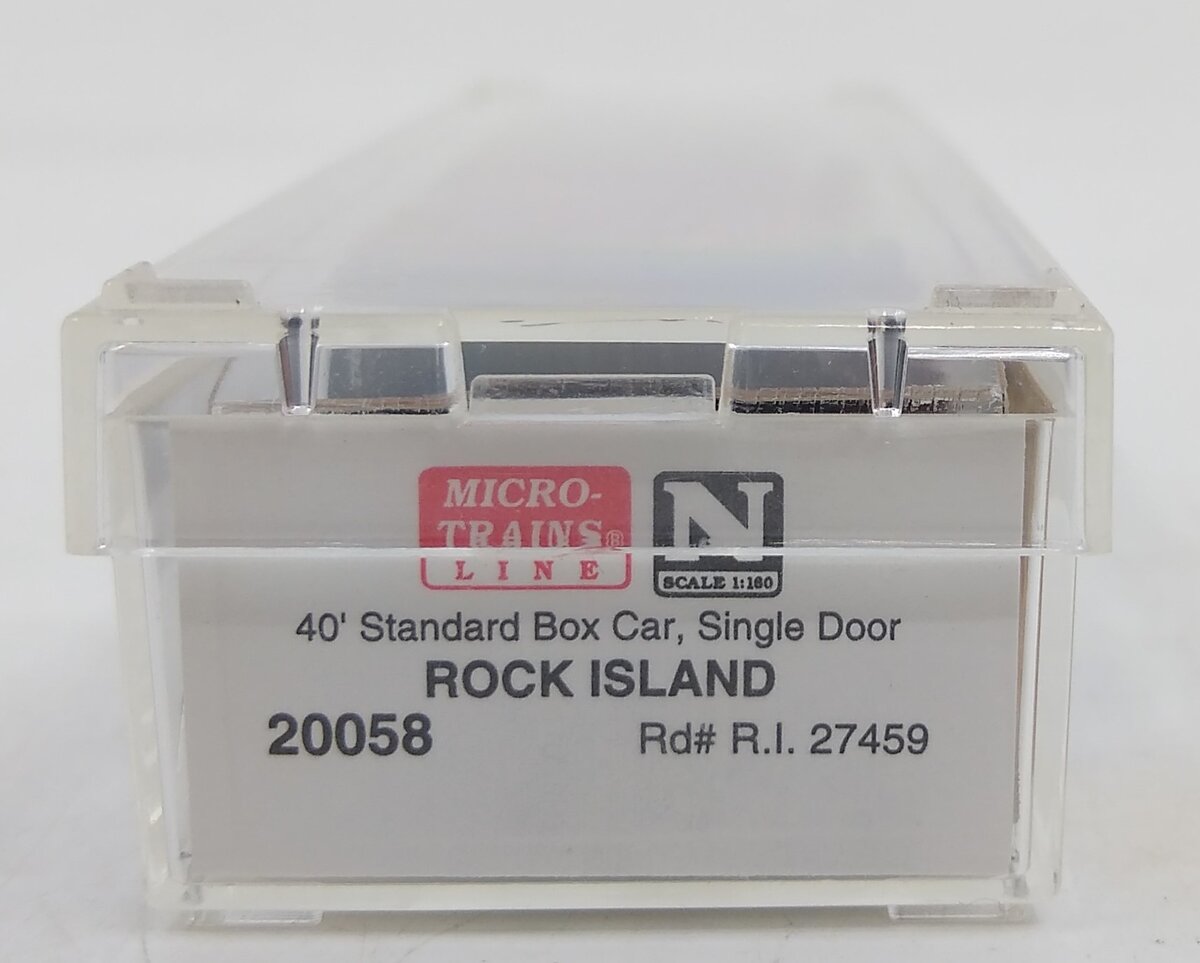 Micro-Trains 02000058 N Rock Island 40' Standard Single Door Boxcar #27459