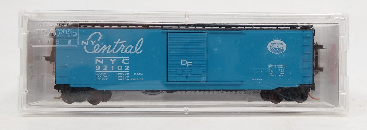 Micro-Trains 03100310 N New York Central 50' Single Sliding Door Boxcar #92102