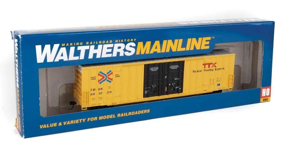 Walthers 910-2971 HO Scale TTX Box 60' High Cube Plate Boxcar #661229