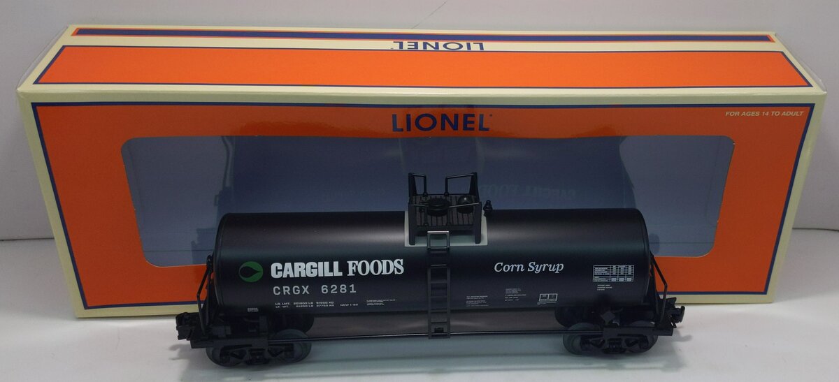 Lionel 2343032 "O-Gauge" Cargill Unibody Tank Car #6281