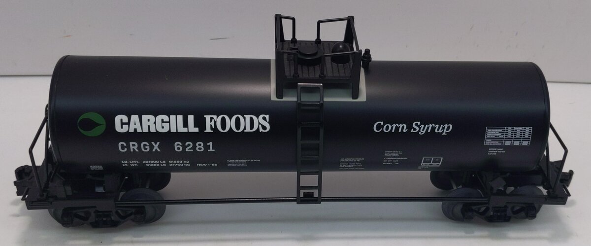 Lionel 2343032 "O-Gauge" Cargill Unibody Tank Car #6281