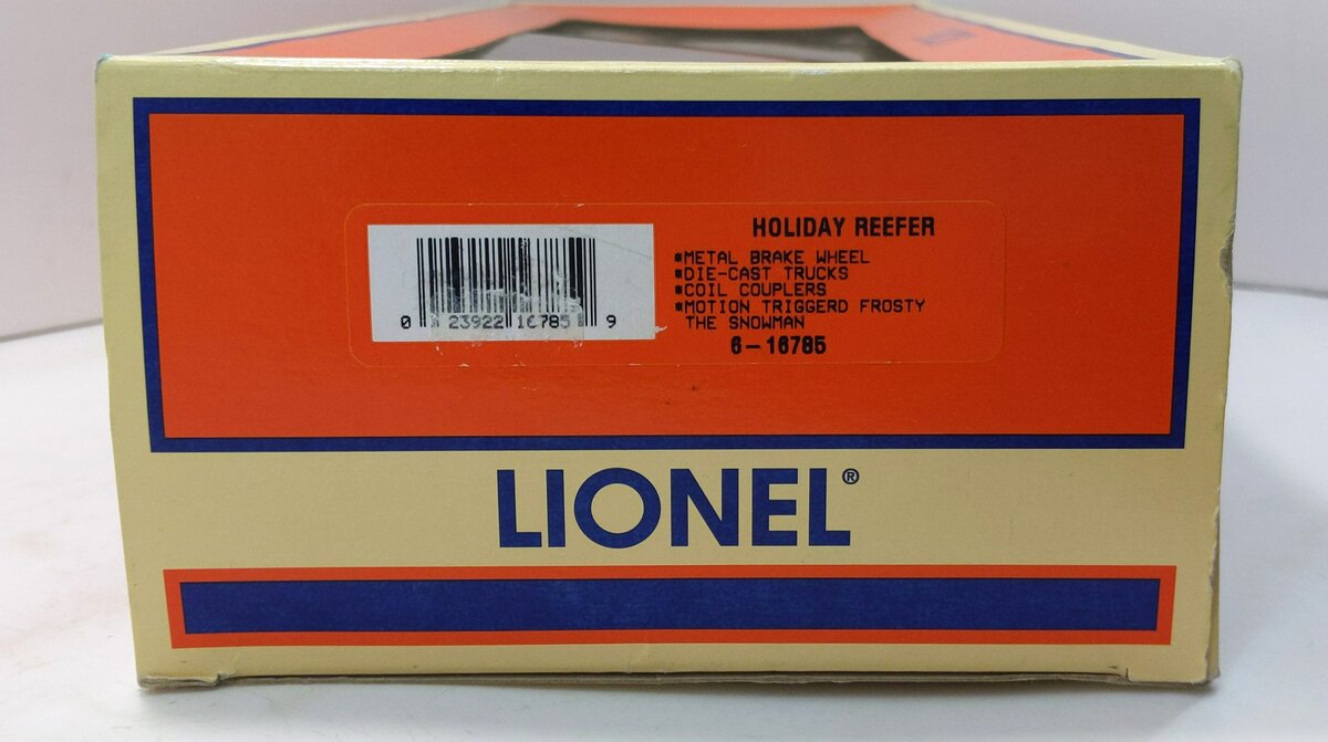 Lionel 6-16785 O Happy Holidays Music Reefer #5700 LN/Box