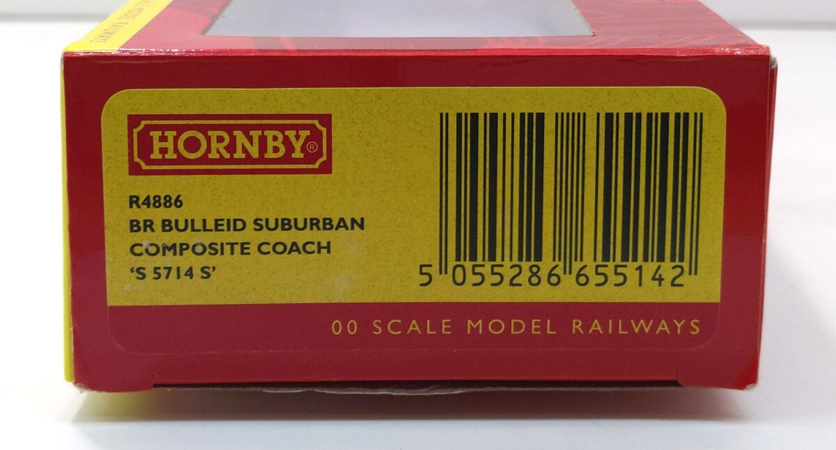 Hornby R4886 OO BR Bulleid Suburban Composite Passenger Coach #S5714S