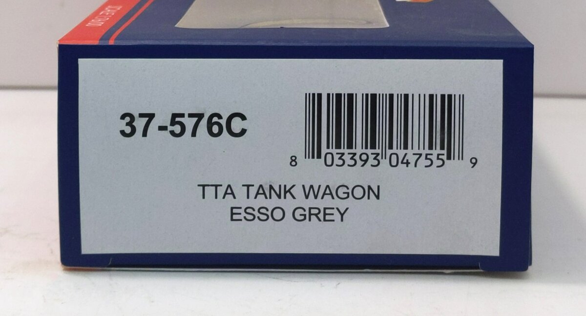 Bachmann 37-576C OO Esso TTA Grey Tank Wagon #5969 LN/Box