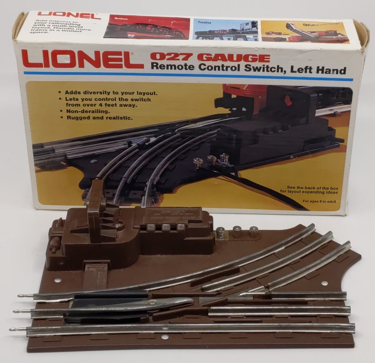 Lionel 5121 Left Hand O27 Remote Switch W/O Controller EX/Box