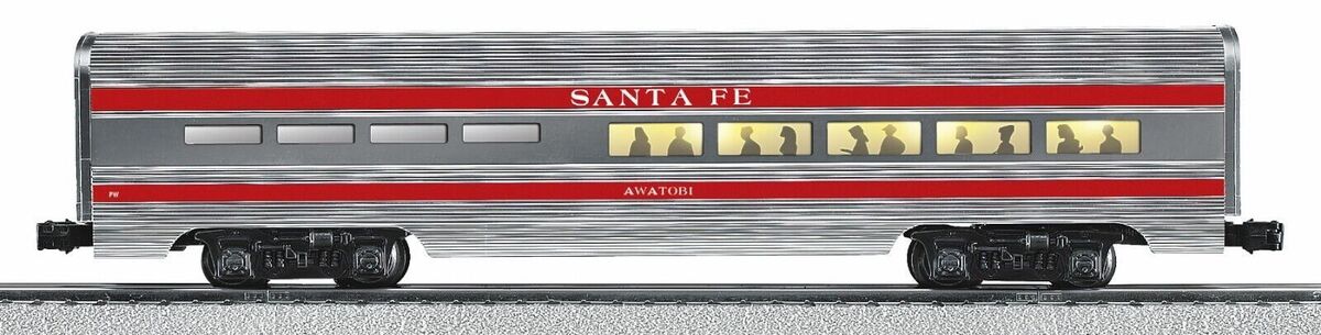 Lionel 6-25449 O Gauge Santa Fe Super Chief "Awatobi" Stationsounds Diner Car LN/Box