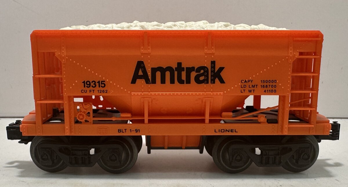Lionel 6-19315 O Gauge Amtrak Ore Car w/ Ore Load LN/Box
