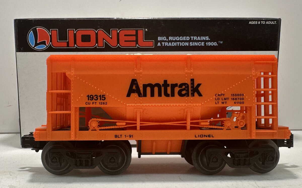 Lionel 6-19315 O Gauge Amtrak Ore Car w/ Ore Load LN/Box