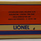 Lionel 6-52178 O Gauge Chicagoland Burlington Operating Uncle Herb Action Car NIB