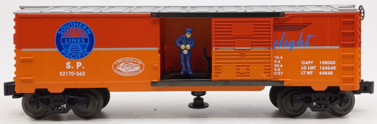 Lionel 6-52170 O Gauge Southern Pacific Daylight Chicagoland Operating Boxcar NIB
