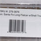 Menards 279-3876 O Gauge ATSF Long Flatcar with Shell Truck