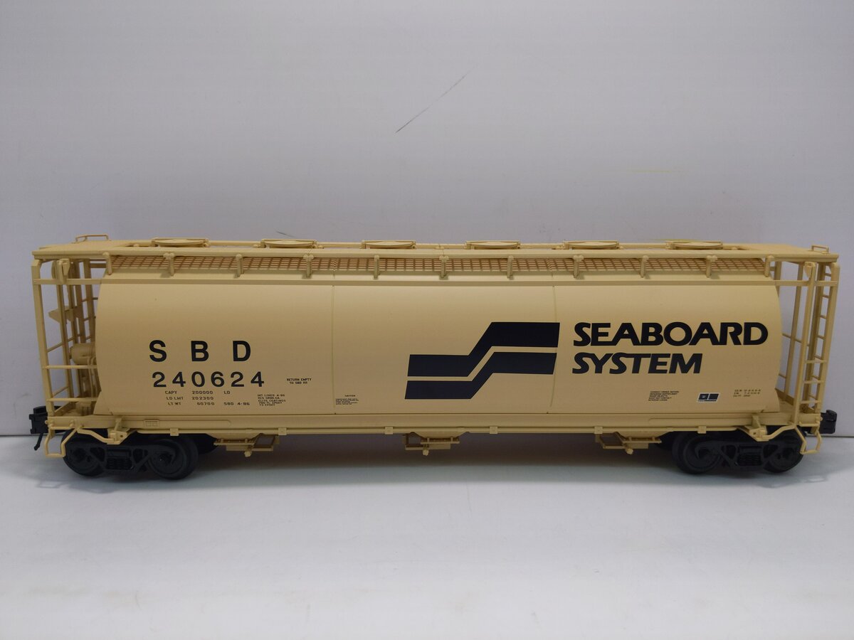 Atlas 20004371 HO Seaboard System 3-Bay Cylindrical Hopper #240624