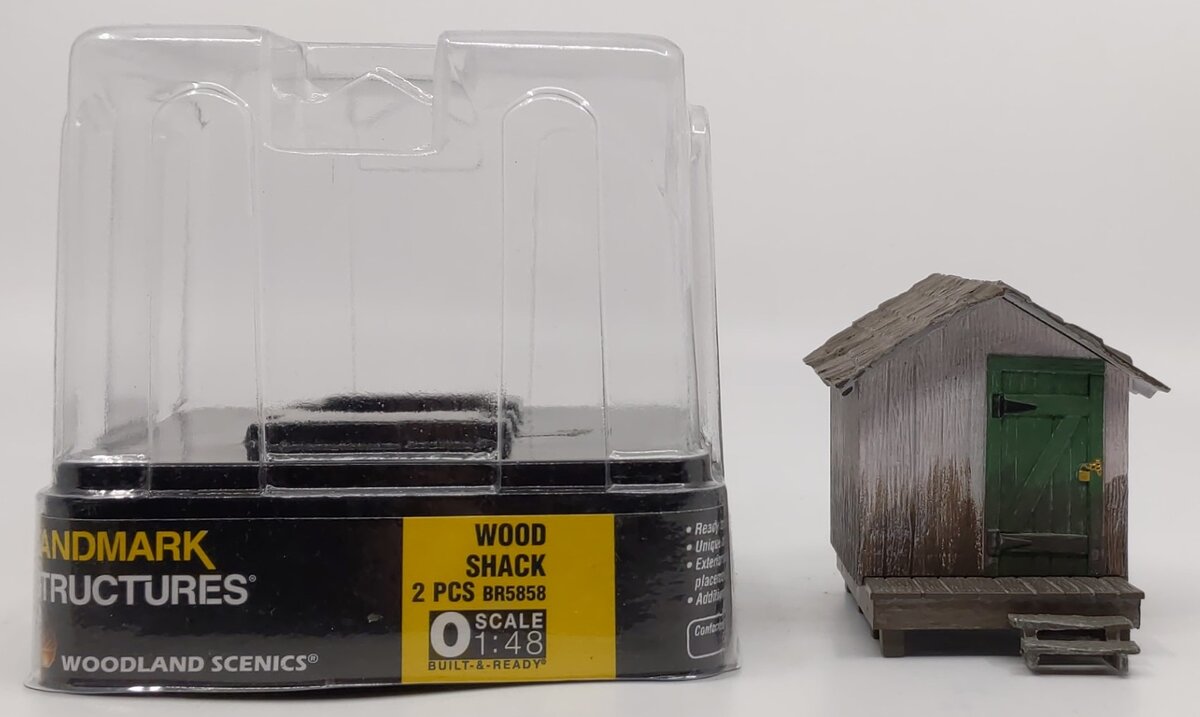 Woodland Scenics BR5858 O Scale Wood Shack EX/Box