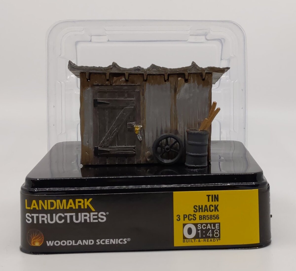 Woodland Scenics BR5856 O Scale Built-&-Ready Tin Shack Building LN/Box