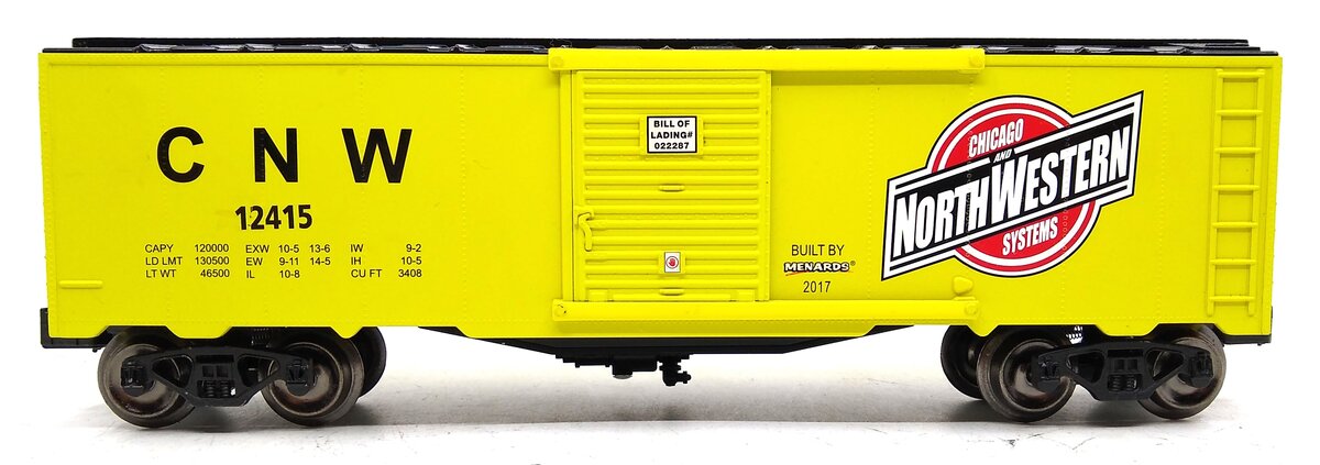 Menards 279-2654 O Scale CNW Boxcar #12415 EX