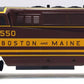 Williams 20302 Boston & Maine BL-2 Powered Diesel Locomotive #1550