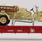 MTH 30-76273 O Gauge Jersey Central Flatcar with Cream Fire Truck #92661