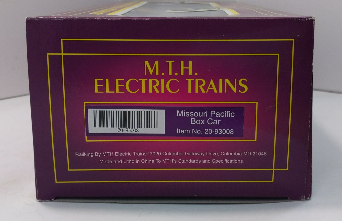 MTH 20-93008 O Gauge Missouri Pacific Boxcar #120112