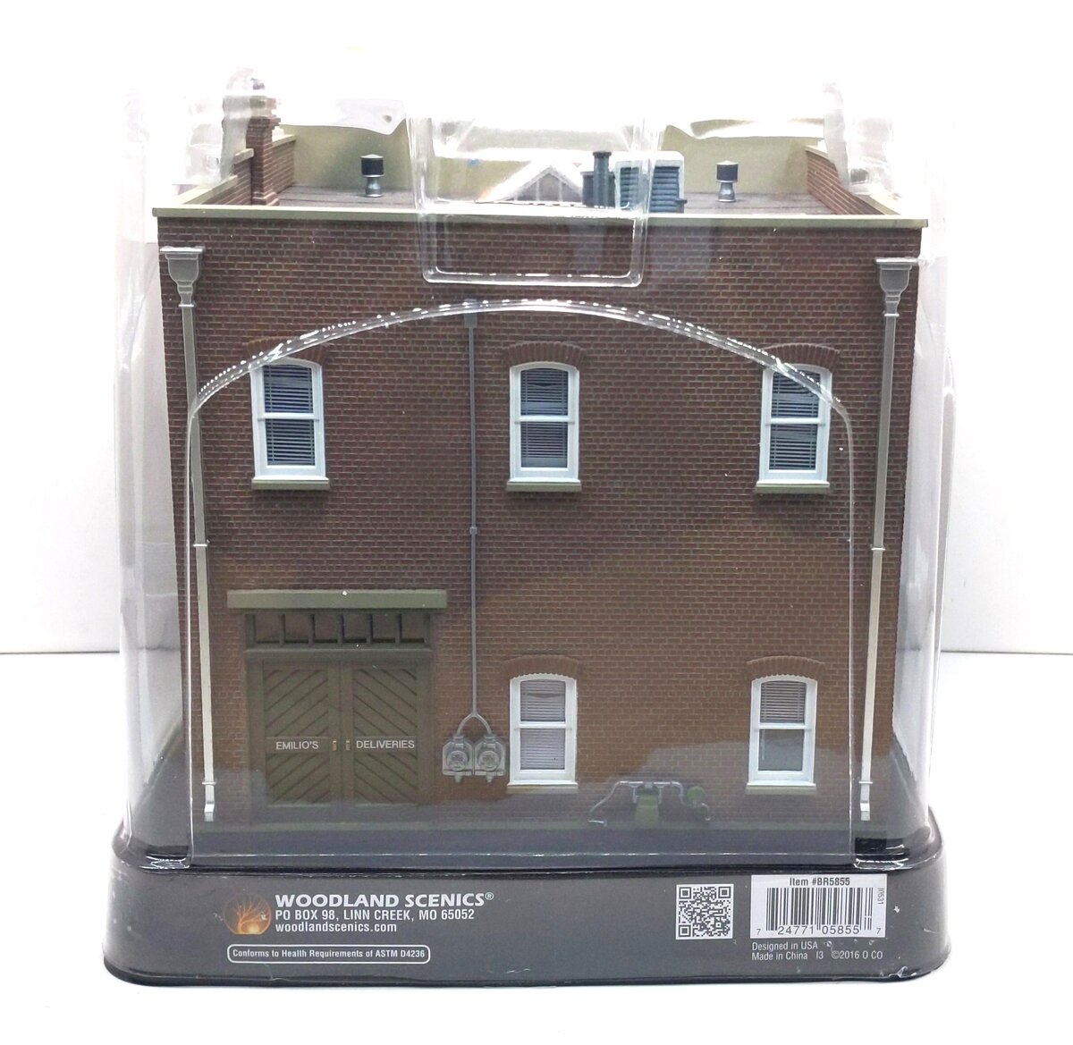 Woodland Scenics BR5855 O Built-&-Ready Emilio's Italian Restaurant Building