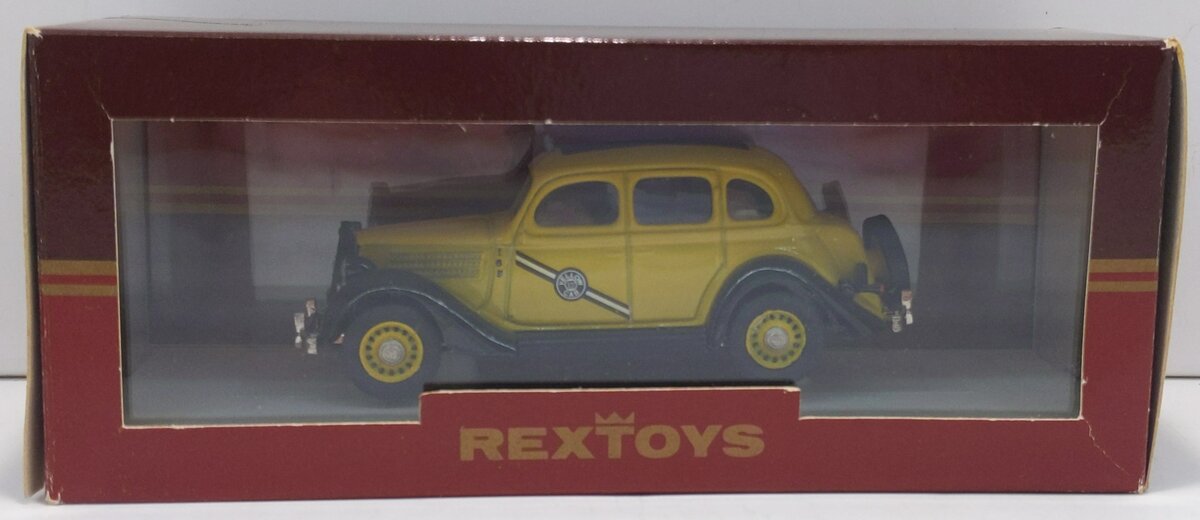 RexToys #50 1:43 Scale Die-Cast 1935 Ford Conduite Interieure Taxi LN/Box