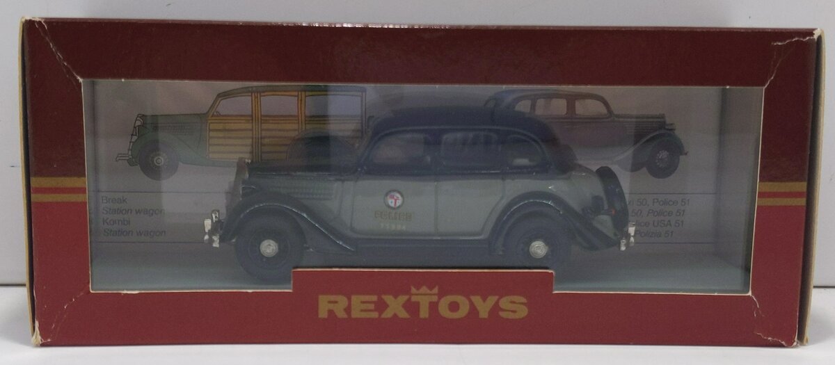 RexToys 51 1:43 Scale Die-Cast 1935 Ford Touring Sedan #73904 Ford/Matford LN/Box