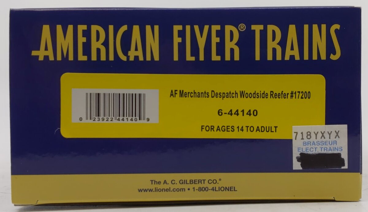 American Flyer 6-44140 S Gauge Merchants Despatch Woodside Reefer #17200