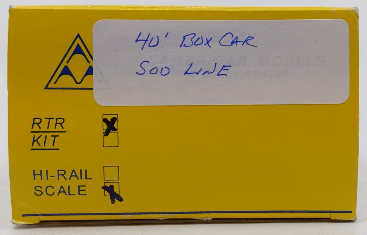 American Models 2212 S Gauge SOO Line Plug Door Boxcar #137730 EX/Box