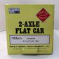 Aristo-Craft 40205 G Scale Baltimore and Ohio 20' 2-Axle Flatcar #X3813