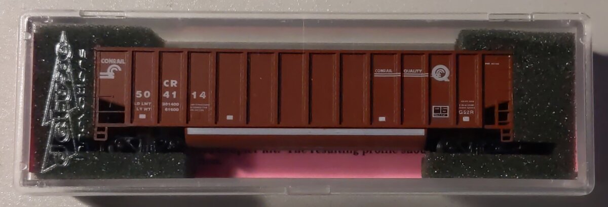 Deluxe Innovations 12020 N Scale Conrail Twin Tub Coal Gondola #504114