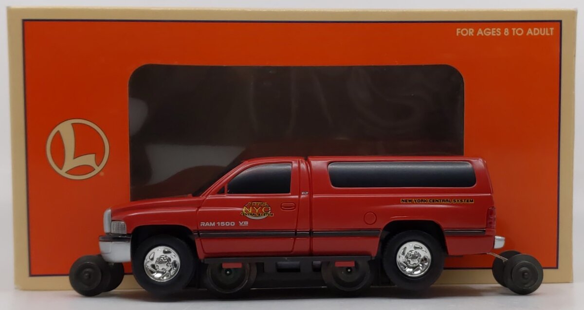 Lionel 6-18436 O Gauge New York Central Dodge Ram Track Inspection Truck EX/Box