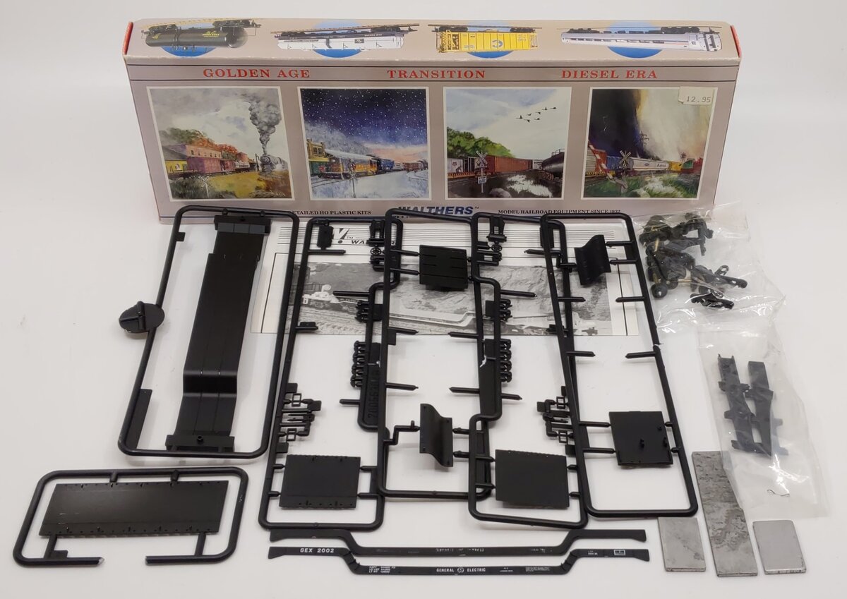 Walthers 932-5636 HO GE 75' Depressed Center Four Truck Flat Car Road # 2002 Kit