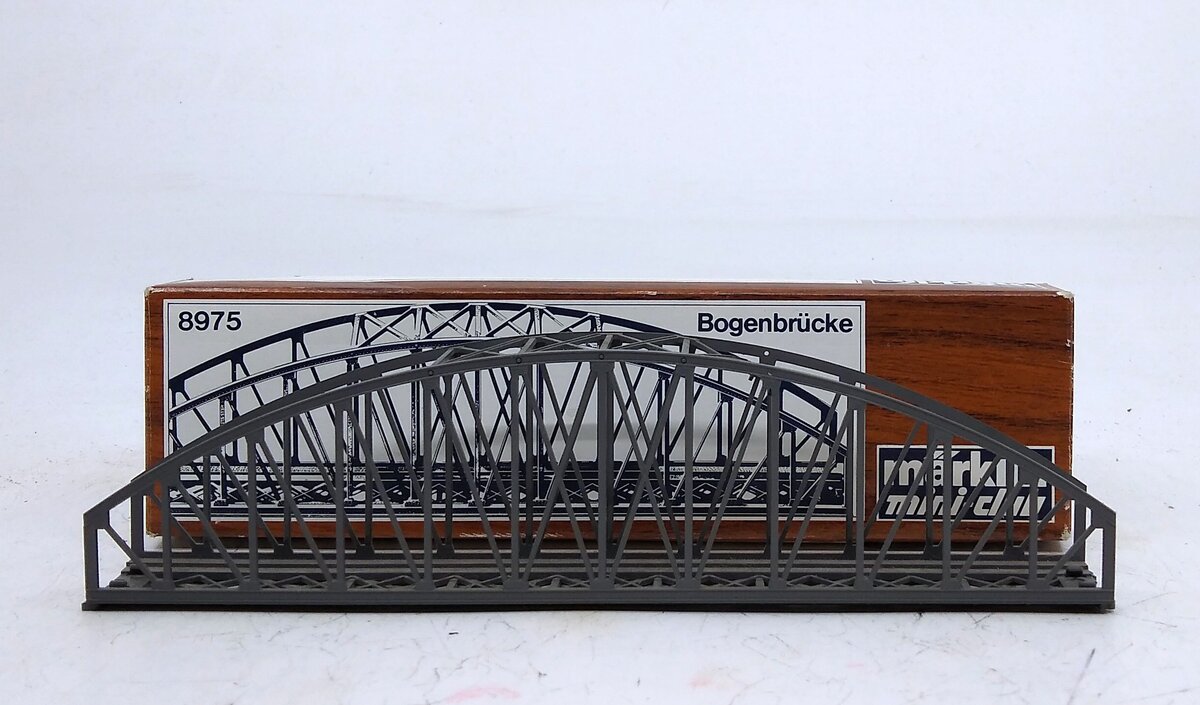 Marklin 8975 Z Scale 8-13/16" Arched Bridge EX/Box