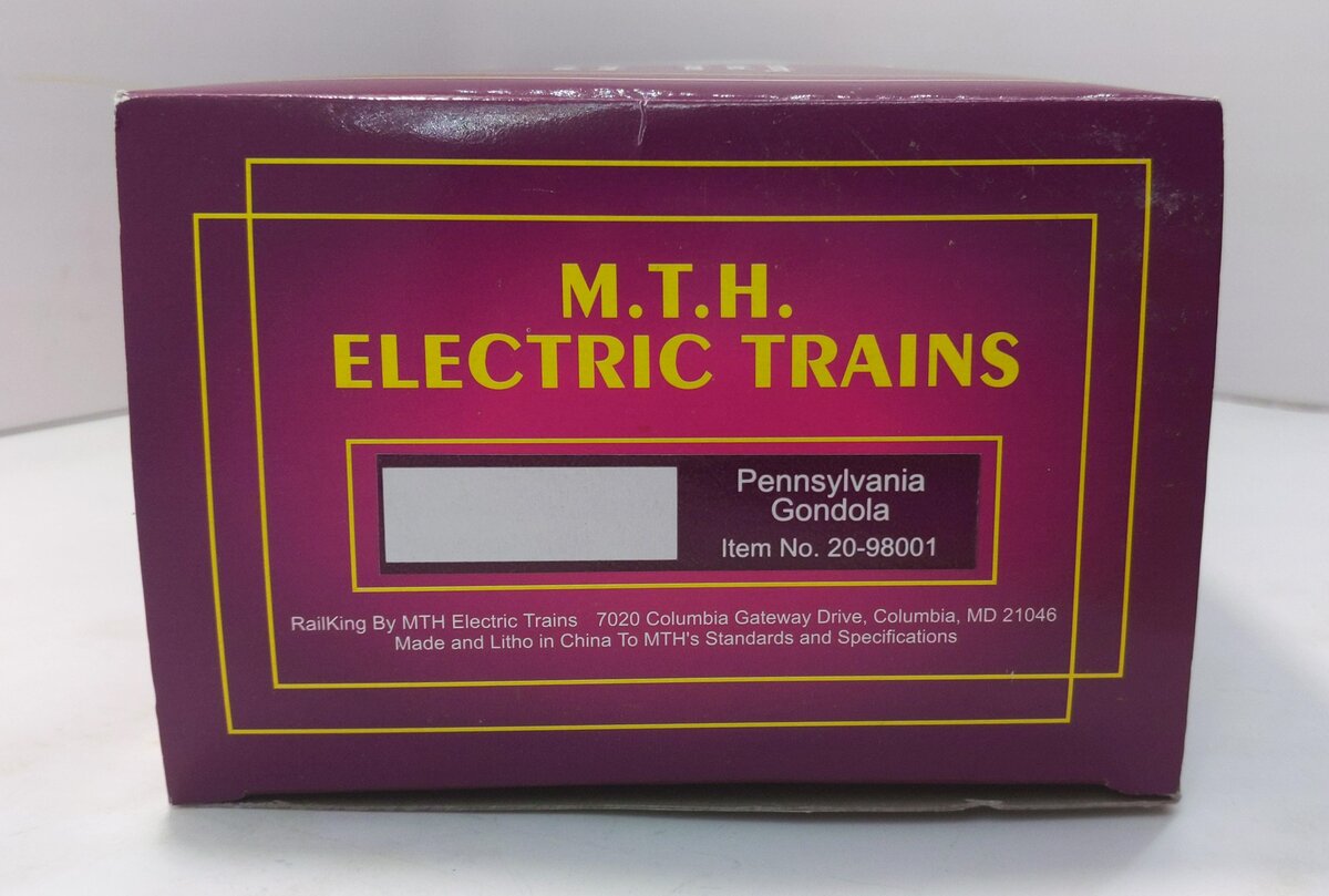 MTH 20-98001 O Gauge Pennsylvania Gondola Car #385405 VG/Box