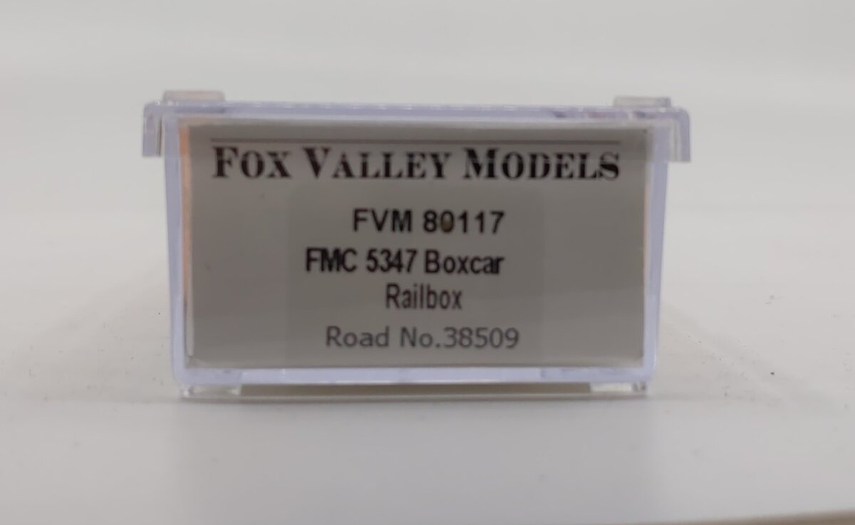 Fox Valley Models 80117 N Scale FMC 5347 Boxcar #38509