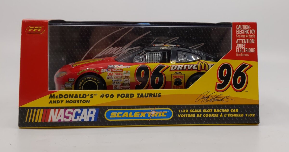 Scalextric #96 1:32 Ford Taurus McDonalds NASCAR Slot Car LN/Box