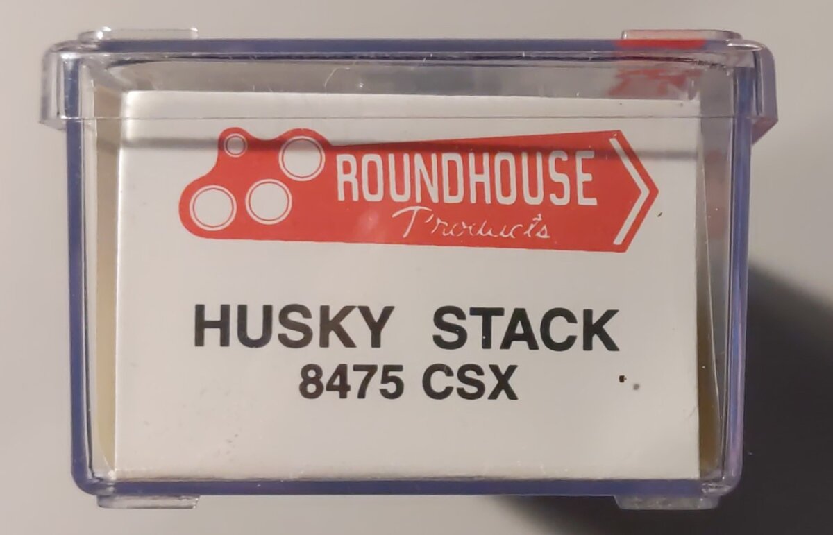 Roundhouse 8475 N Scale CSX Intermodal Husky Stack Car #620525 NIB